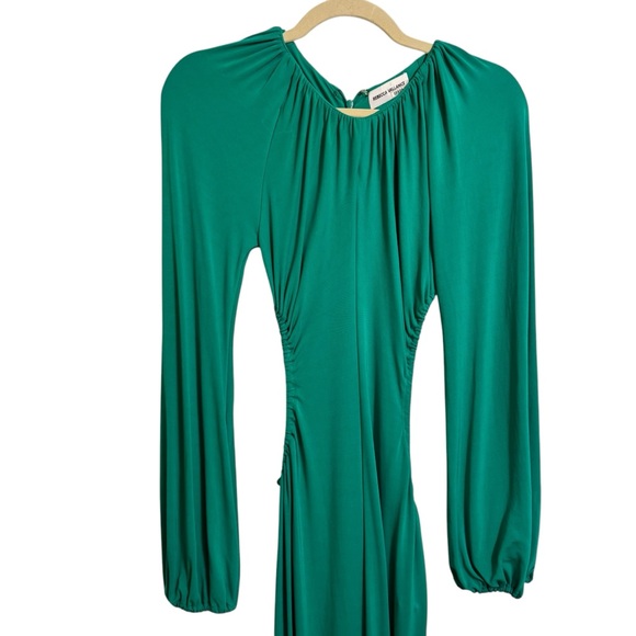 Rebecca Vallance Edie Green Cutout Midi / Maxi Dress - Picture 8 of 15
